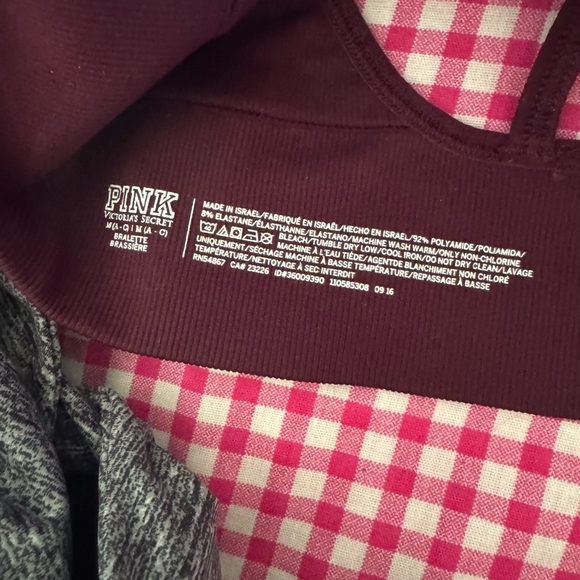 Victoria’s Secret / Pink Lot of 7 Sports Bras EUC Size M - Picture 8 of 8